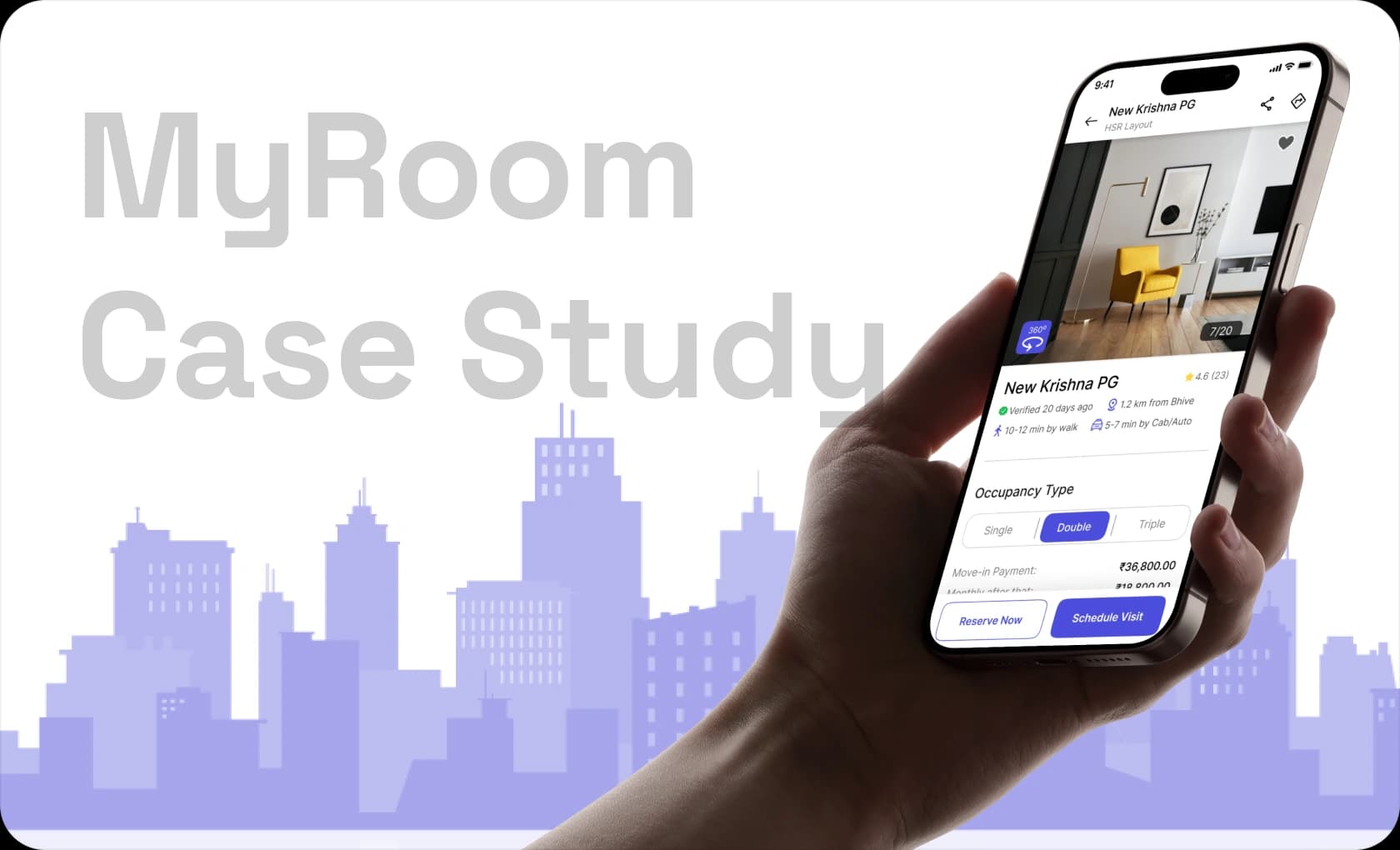 MyRoom — trust-first accommodation case study